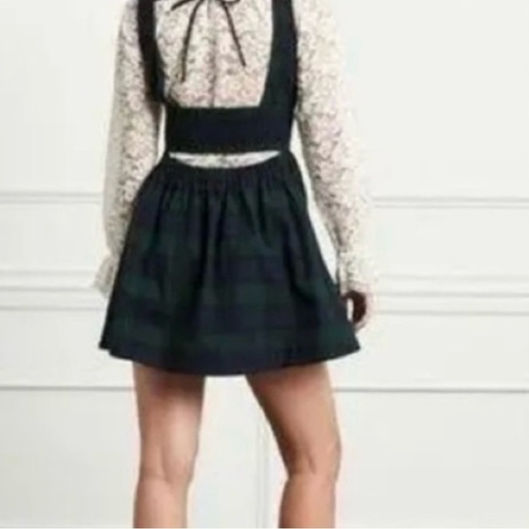 HILL HOUSE Cher Dress In Stewart Plaid - Picture 2 of 9